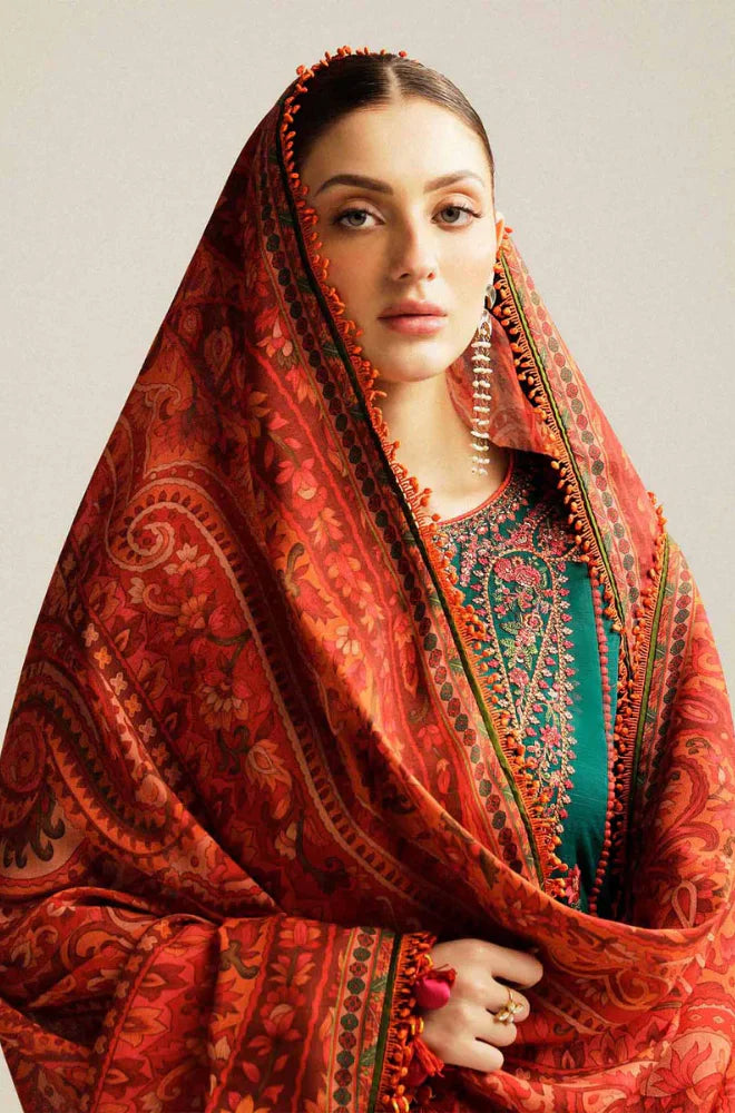 Hussain Rehar SP-01 Embroidered Lawn
