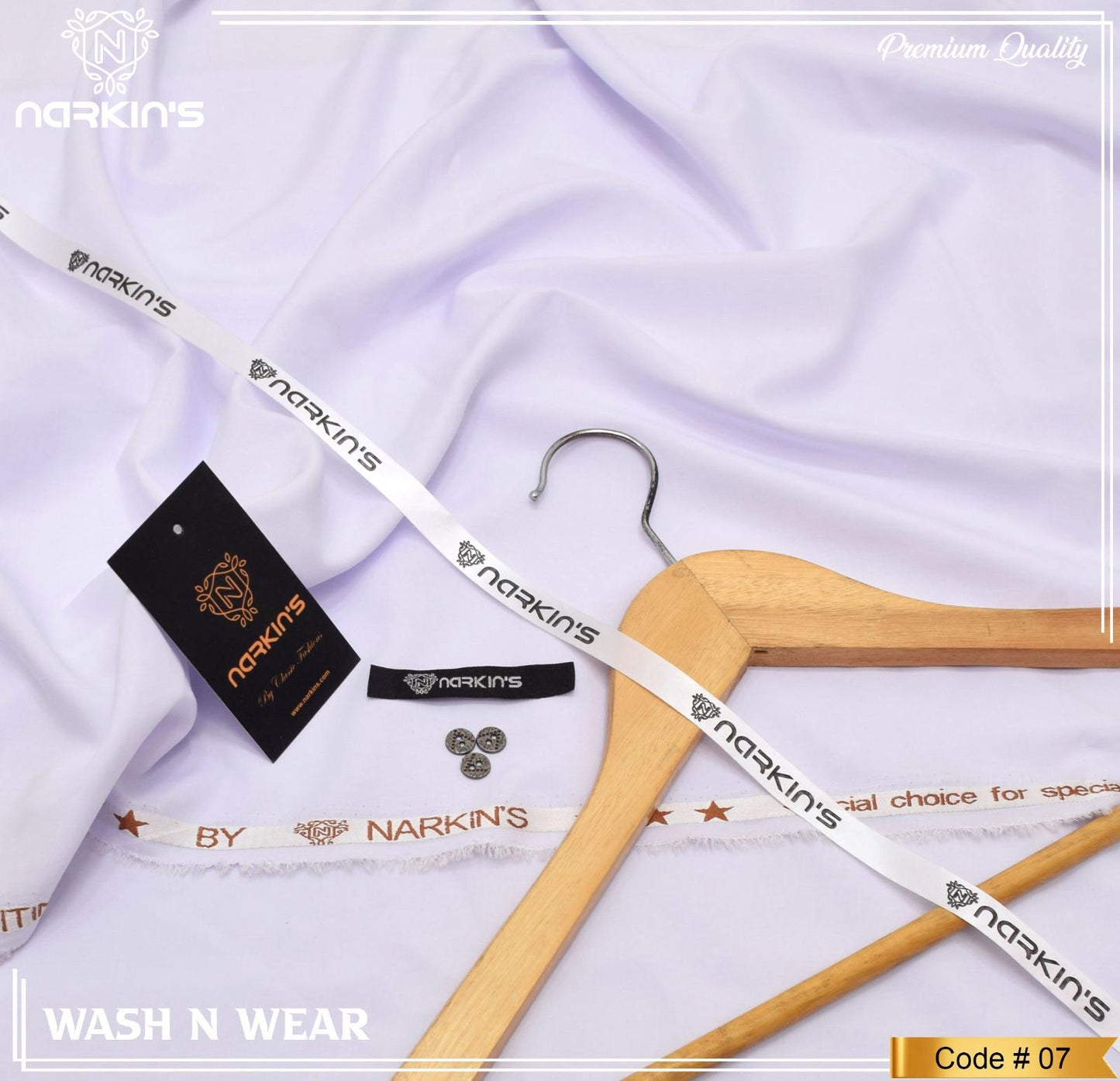 NARKINS SUMMER UNSTITCHED WASH&WEAR PREMIUM QUALITY
