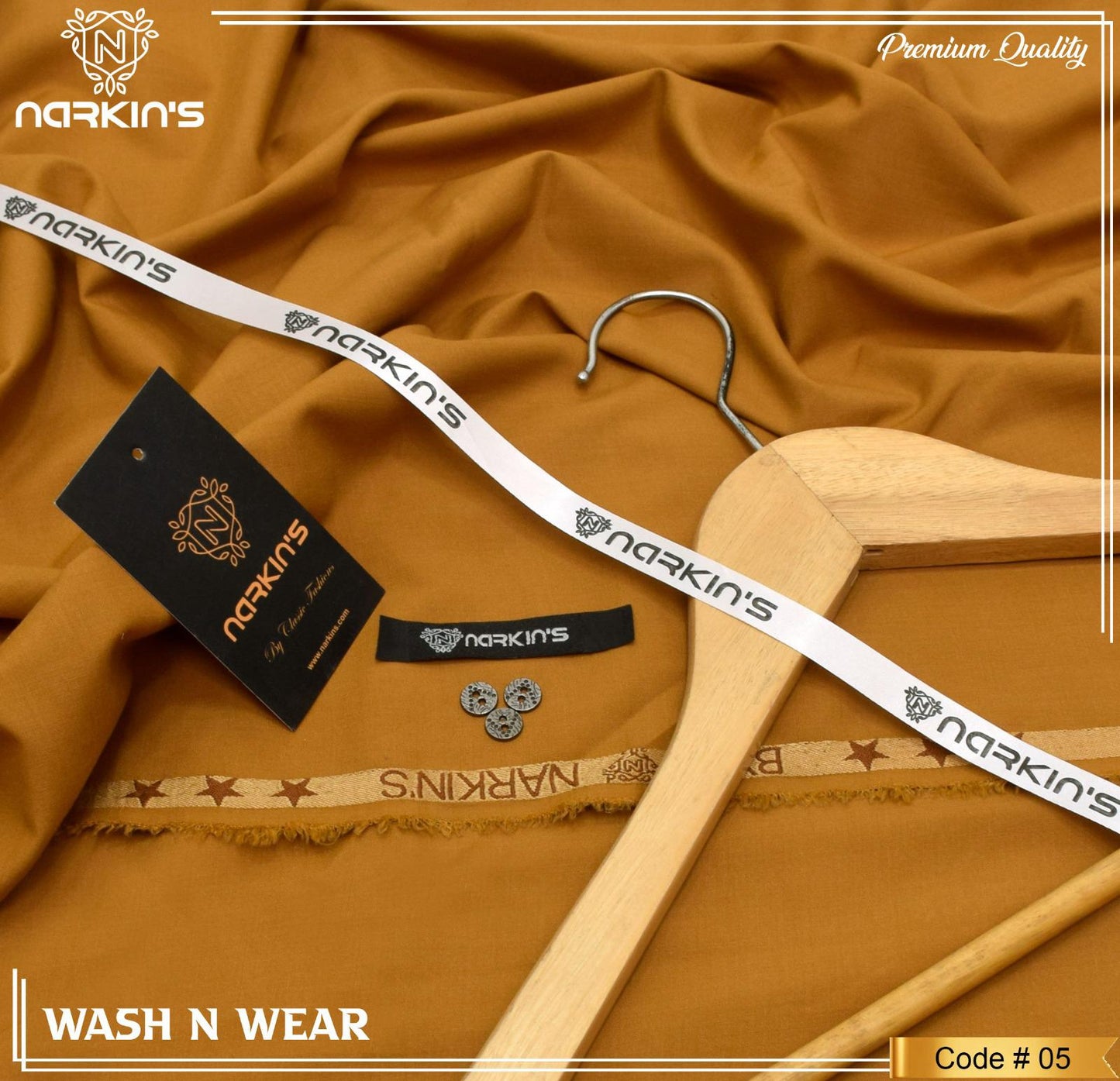 NARKINS SUMMER UNSTITCHED WASH&WEAR PREMIUM QUALITY