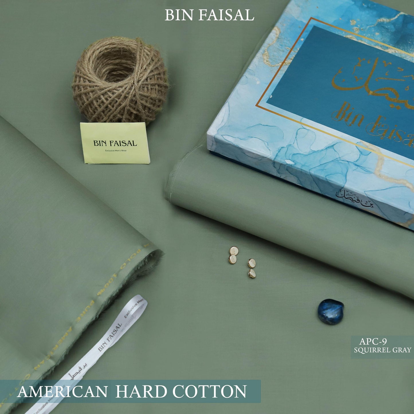 Elite Gold American Polo Cotton Squirel grey