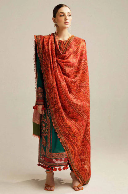 Hussain Rehar SP-01 Embroidered Lawn