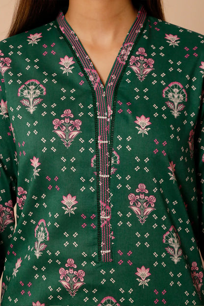 Saya 3pc un-stitched printed lawn dress with lawn printed dupatta
