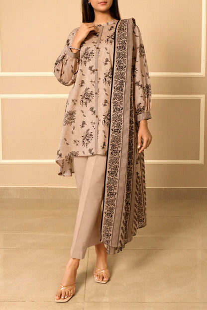 Saya 3pc un-stitched printed lawn dress with lawn printed dupatta