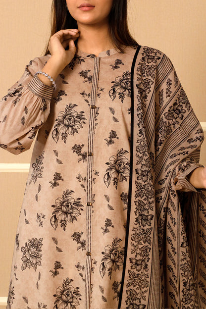Saya 3pc un-stitched printed lawn dress with lawn printed dupatta