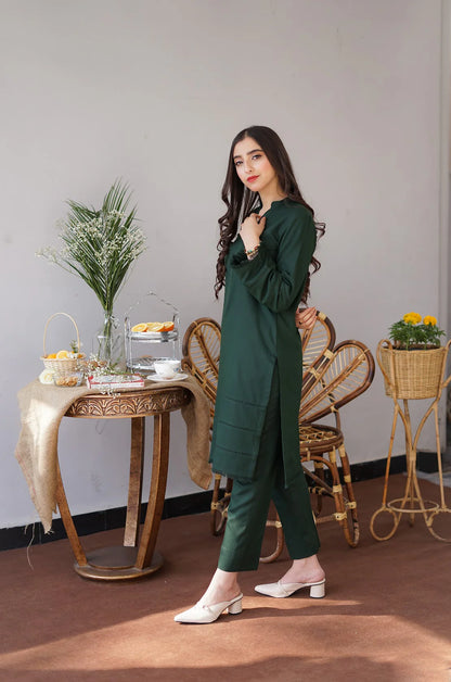 3pc unstitched dhanak  dress with dhannak  dupatta JN-2604