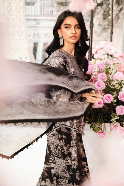 Maria.B 3pc lawn suit unstitched with chifoon dupatta