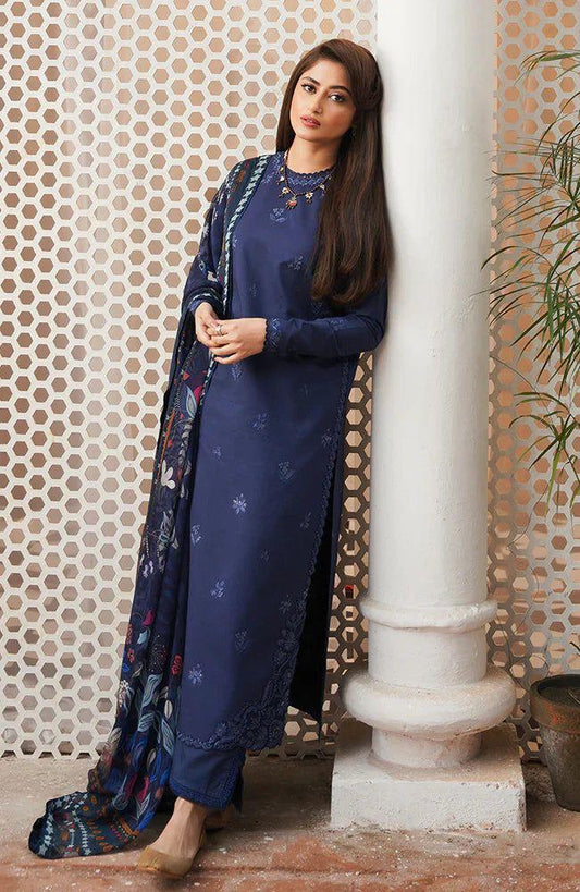 Afsaneh  Embroidered lawn Three Piece D-0164