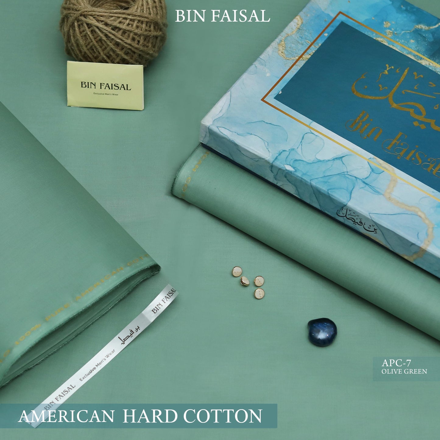Elite Gold American Polo Cotton Olive green
